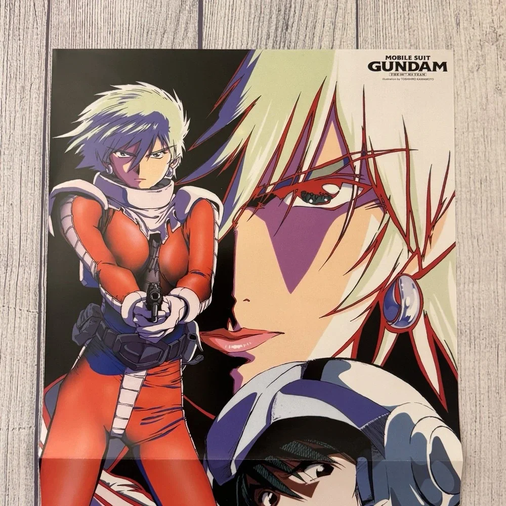 Mobile Suit Gundam 08th MS Team Aina Sahalin Shiro Amada Anime Poster Vintage